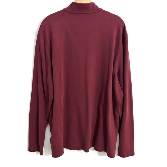 UNTUCKit Santagelo Men’s 1/4 zip pullover mock neck cotton Made in Peru EUC XXXL - Picture 9 of 10